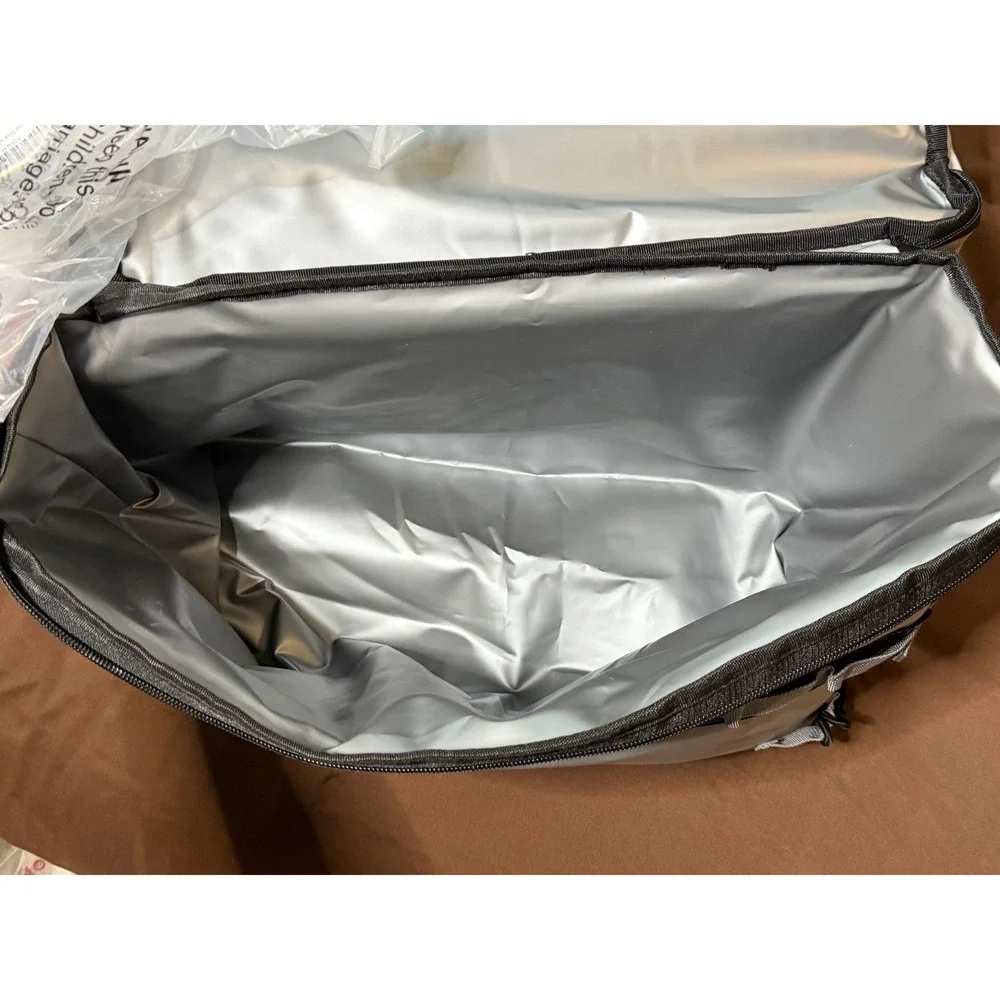 JAYEGT Insulated Soft Cooler Bag Silver Portable Leakproof Kyak Cooler